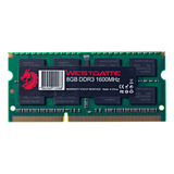 Memória Ram Westgatte 8gb Ddr3  1666mhz Sodimm Para Notebook