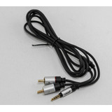 Cable Audiopipe Miniplug A Rca 3.5 Mm 180cm Musica Pilar