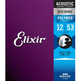 Elixir Strings 80/20 Cuerdas De Guitarra Acústica De Bronce