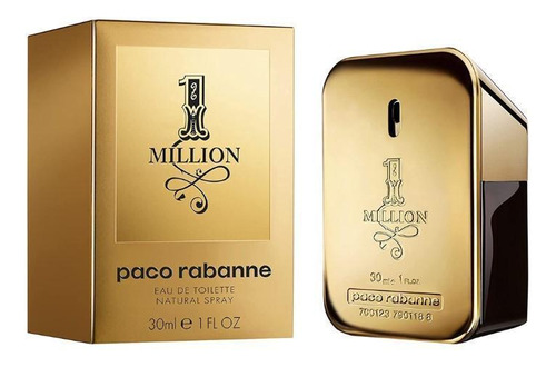 1 Million Paco Rabanne Masculino Eau De Toilette 30ml