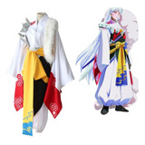 Anime Inuyasha Sesshomaru Traje De Disfraz Cosplay