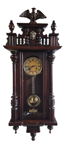 Antiguo Reloj De Pared Pendulo Vintage