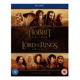 El Señor Anillos + Hobbit Trilogias Box 6 Peliculas Blu-ray