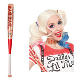 Set Harley Quinn Peluca + Bate Disfraz Cotillon