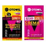 Otowil Shampoo Alisante Express 50g + Crema Mantenimiento