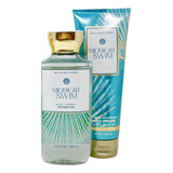 Bath And Body Works Fragancia Midnight Swim 2 Pz Crema Y Gel