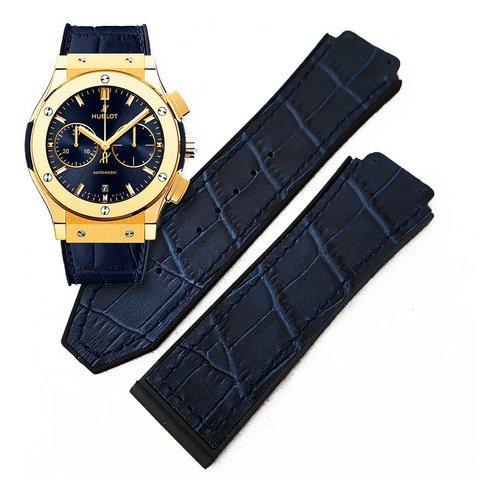 Correa 25mm Azul Marino Compatible Hublot Classic Fusion