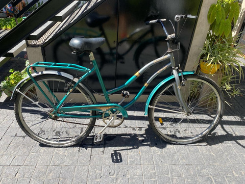 Bicicleta Paseo R 26 Dama - Colores Vintage Impecable