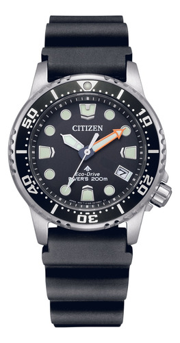 Reloj Citizen Promaster Dive Marine Black  Eo2020-08e