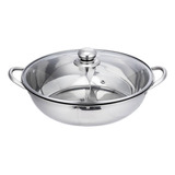 Shabu Shabu Divisor Olla Caliente Olla De Sopa De Dos 36cm