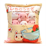 D Cute Snack [almohada] Una Bolsa Grande De Juguetes Para Mu