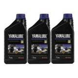 Pack 3 Lt Yamalube Nautico 2 Tiempos Aceite Motores Yamaha 