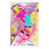 Set De Maquillaje Con Glitter En Blister Fashion Make Up Hel