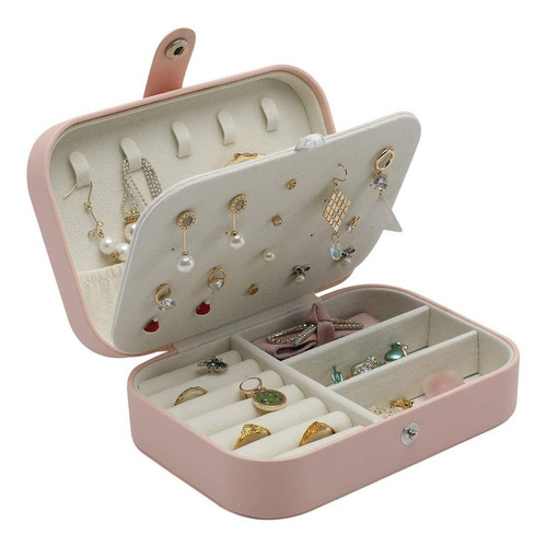 Jewel Box - Caja De Almacenamiento Para Joyas, Color Rosa