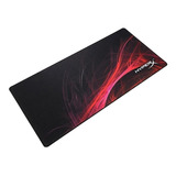 Mouse Pad Gamer Hyperx Speed Edition Fury S Pro De Goma Xl 420mm X 900mm X 4mm Negro/rojo