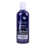 Han Shampoo Silver Violeta Matizador Rubios Grises 350 Ml