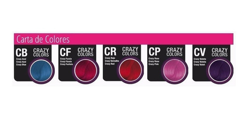 Tintura Crazy Colors Issue Consultar Colores!