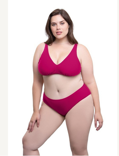 Bombacha Tiro Corto Plus Size Malla Bikini Cocot 12345.5