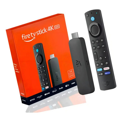 Fire Tv 4k Max 16gb Wifi-6 Alexa Cor Preto Tipo De Controle Tipo de controle remoto De voz | Frete grátis