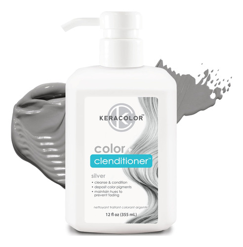 Tinte Para El Cabello Keracolor Clenditioner Silver Acondici