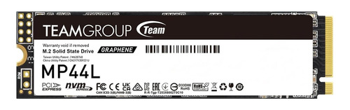 Ssd M.2 1tb Teamgroup Mp44l Nvme Pcie 4.0 5000/4500 Mb/s