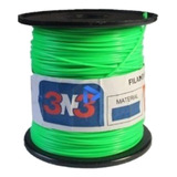 Filamento 3d Flex 3n3 De 1.75mm Y 500g Verde
