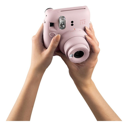 Câmera Instantânea Mini 12 Rosa Gloss  Fujifilm 