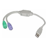 Cable Adaptador Usb Ps2 Teclado Mouse