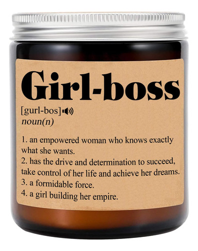 Vela De Regalo Girl Boss - Vela De Definición De Chica Jefa 