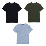 Pack X3 Camisetas 3xl - Xxxl Basicas Tela Fria Premium Hombr