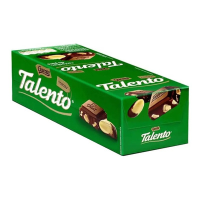 Chocolate Mini Talento Castanha Do Pará 15undx25g Garoto | MercadoLivre