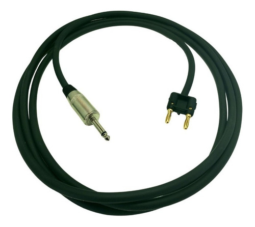 Cable Para Bocina Plug A Banana 2x14 Uso Rudo De 3 Mts