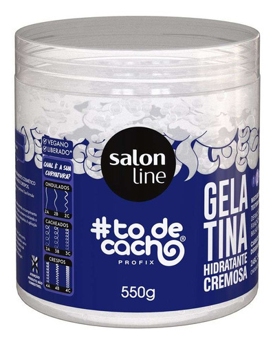 Gelatina Hidratante Cremosa Salon Line 550g