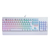 Teclado Mecanico Gamer Redragon Kala Rgb Branco Switch Azul 