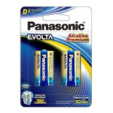 Blister Panasonic Evolta Alcalina D C/2 1.5v Lr20egl/2b