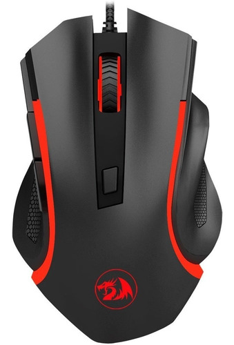 Mouse Gamer Redragon Nothosaur M606 Pixart 3200 Dpi 6 Botões