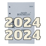 Repuesto Agenda Morgan Bolsillo 2023 Diario Solo Días 8x12,5