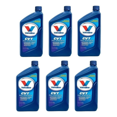 6 Aceite De Trasmision Cvt Valvoline 100% Full Syntetic | Envío gratis