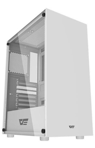 Gabinete Gamer Aigo Darkflash Dk100 Mid-t Lat De Vidro White