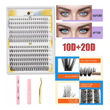 Extensiones De Pestañas, Kit Mixed Lash Cluster