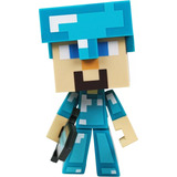 Minecraft Steve Diamond Edition Figura 15 Cm. Vinilo