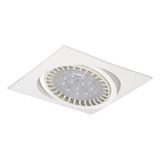 Spot Pvc Embutir P/ Ar111 Cuadrado 160x160mm Gu10 Blanco