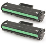 Kit Com 2x Toner Compatível  Mltd111s P/ 2022w M2020w M2022w