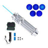 Kit Puntero Laser Azul 10.000mw 5 Caleidoscopio Funda