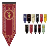 Bandera Juego De Tronos Escudo Casas 150x48 Cm Game Of Thron