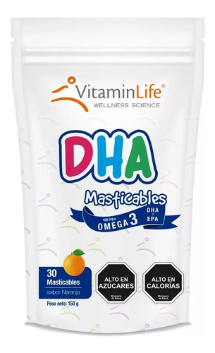  Omega 3 Dha Para Niños / 30 Masticables / Vitamin Life