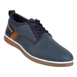 Zapato Hombre Oxford Casual Azul Stfashion 16904003