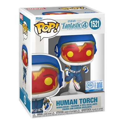 Funko Pop Human Torch 1521 Spacesuit 4 Fantasticos | Envío gratis