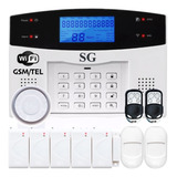Alarma Wifi Gsm Telefono Inalambrica Control App Alerta Celular Kit Sensores Seguridad Casa Negocio Sistema Vecinal