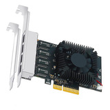 2.5 Gbps Tarjeta De Red Pcie Glotrends Le8245f 4 Puerto Lan